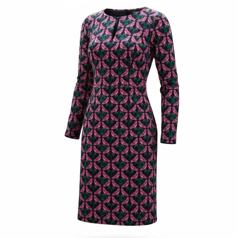 Boden NWOT Caroline Corduroy extremely Rare Love Bird Dress Long Sleeve 12P